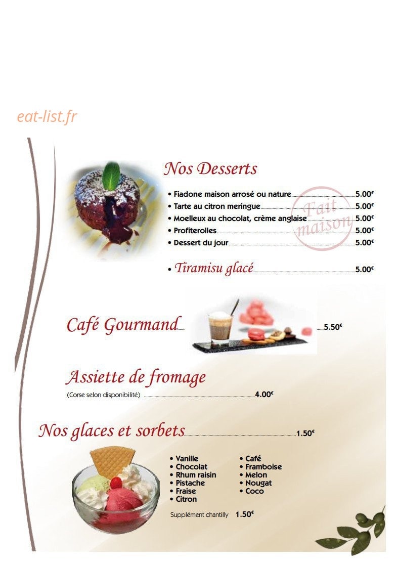 Mama Corsica — carte page 6