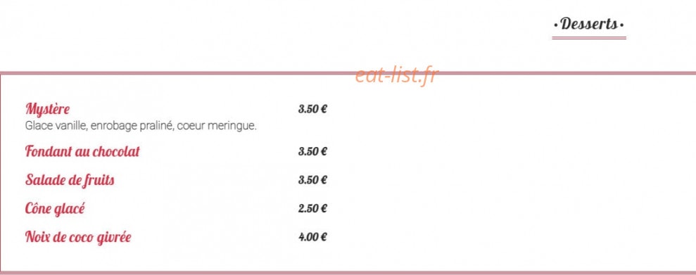 Marcel pizza — carte page 4