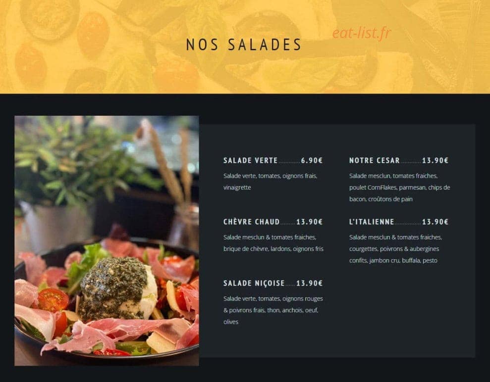Au Comptoir de Malia — carte page 4