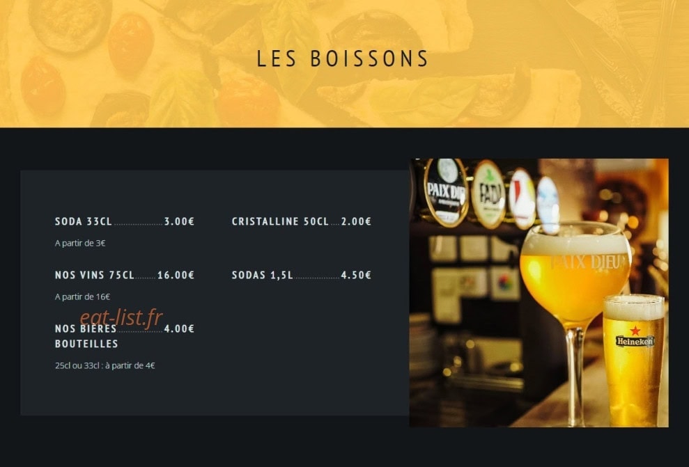 Au Comptoir de Malia — carte page 6