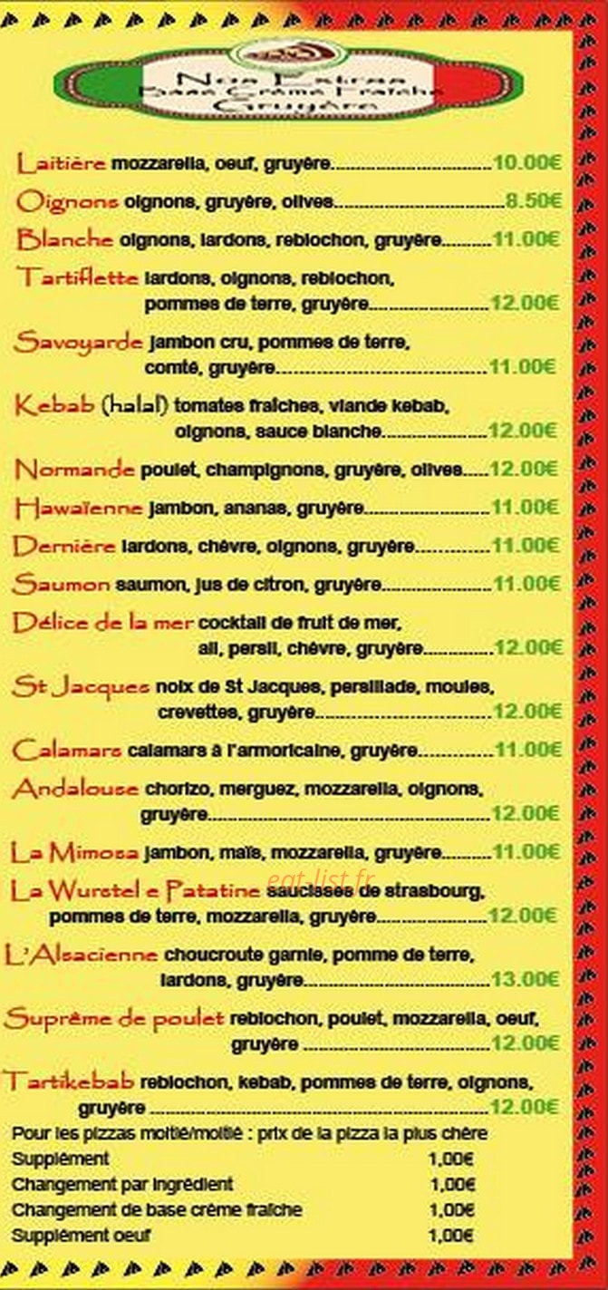 La Cigale — carte page 4