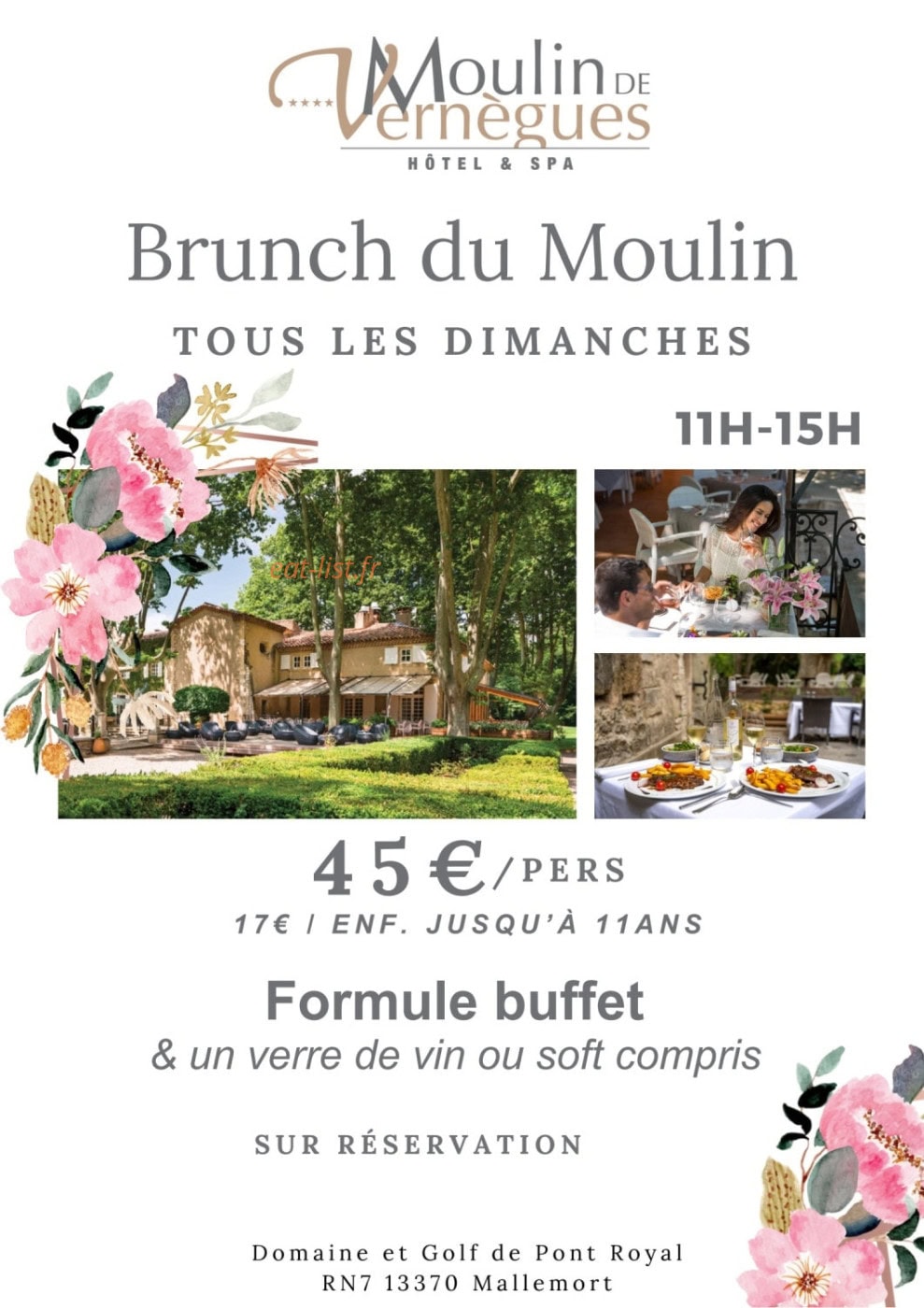 La table du Moulin — carte page 3