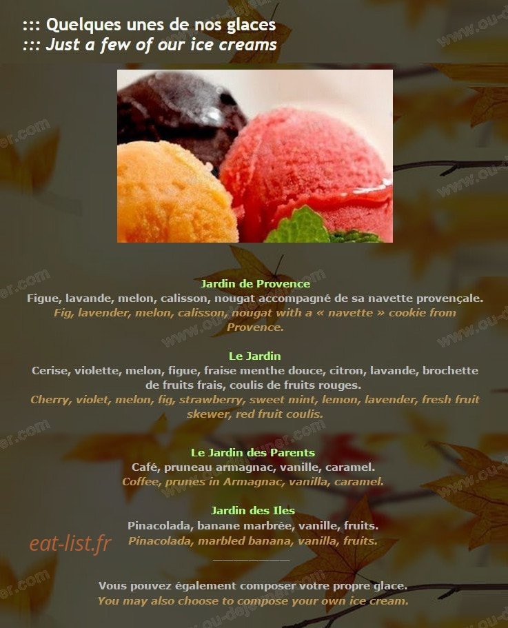 Le Jardin — carte page 3