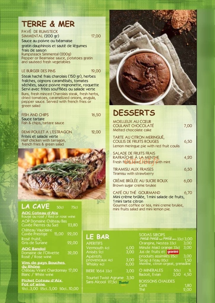 Les Pins — carte page 4