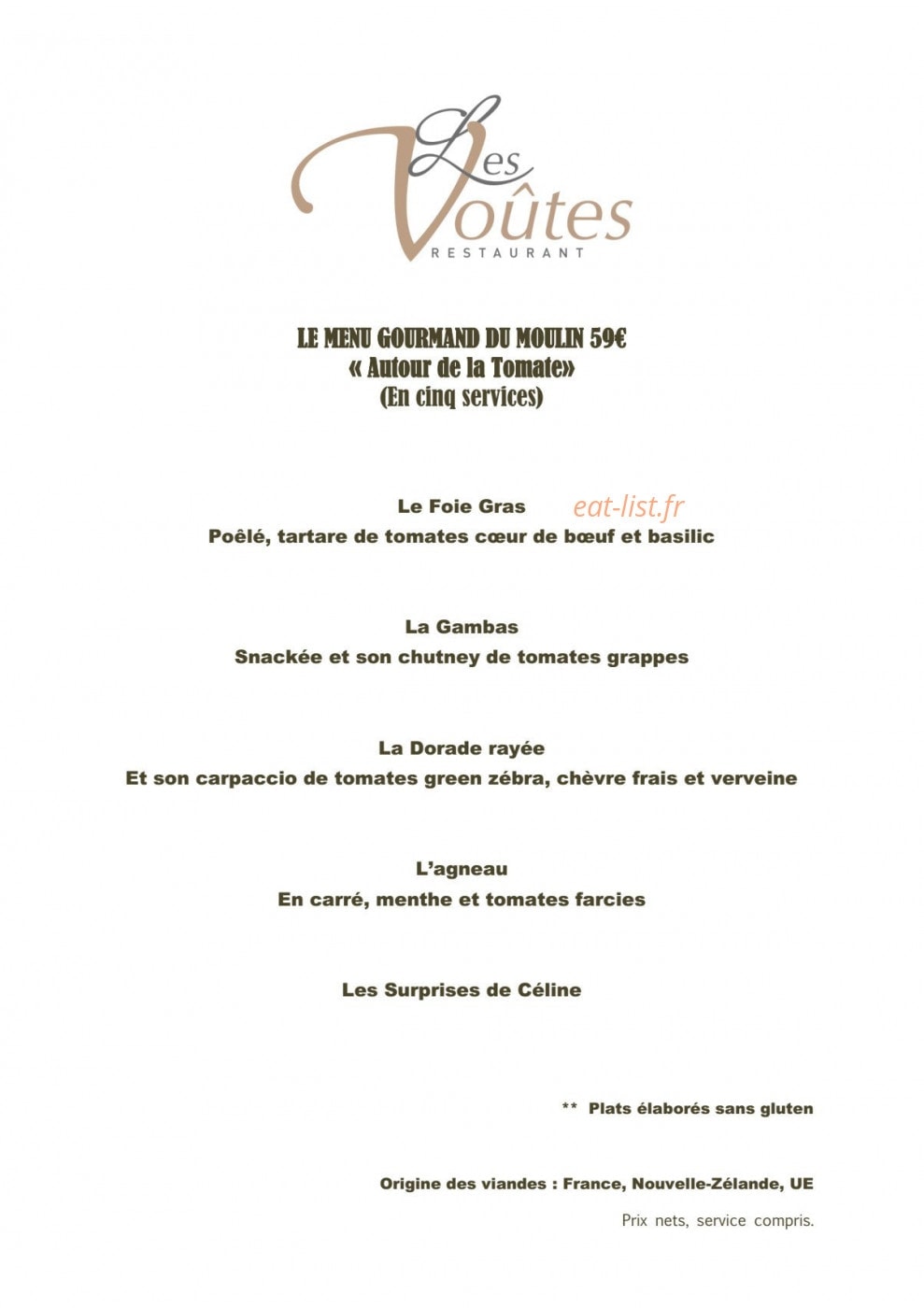 Les voûtes — carte page 4