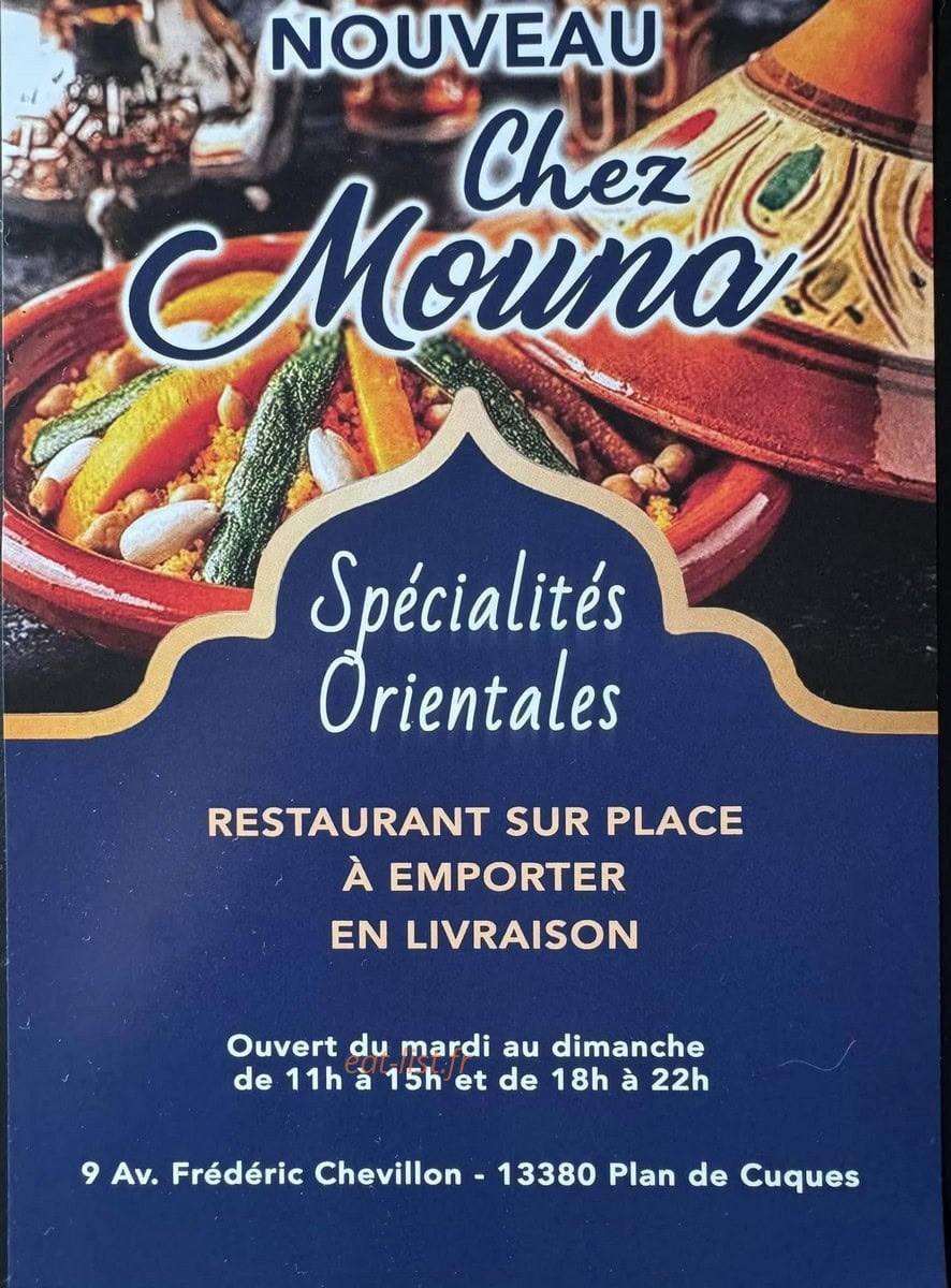 Chez mouna — carte page 1