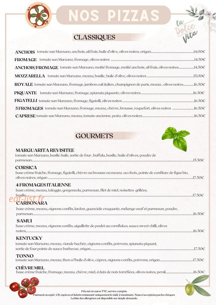 Pizzeria Da Matteo — carte page 4