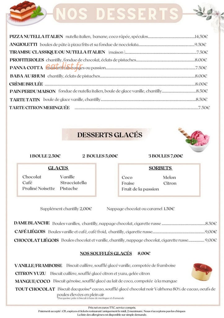 Pizzeria Da Matteo — carte page 5