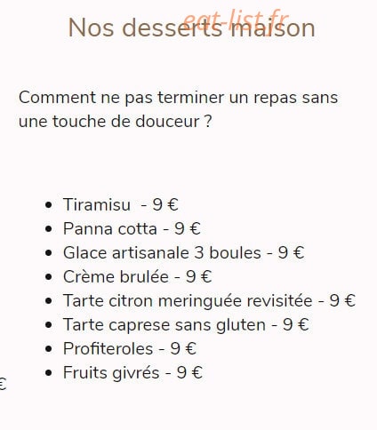 La Terrazza Rooftop — carte page 5