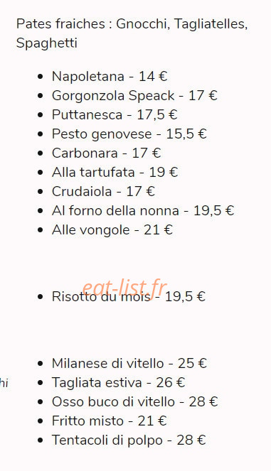La Terrazza Rooftop — carte page 4