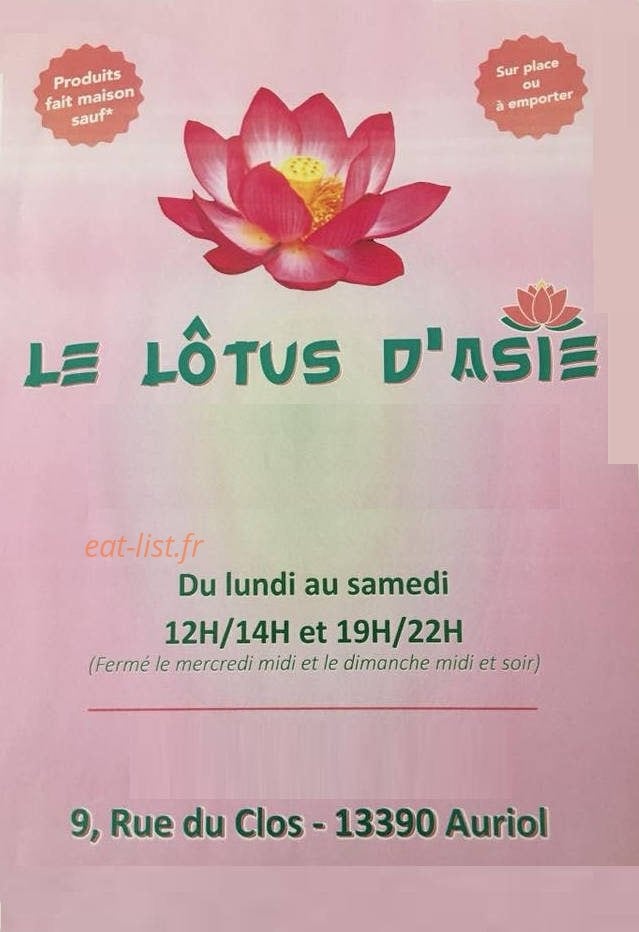 Le Lôtus d’Asie — carte page 1