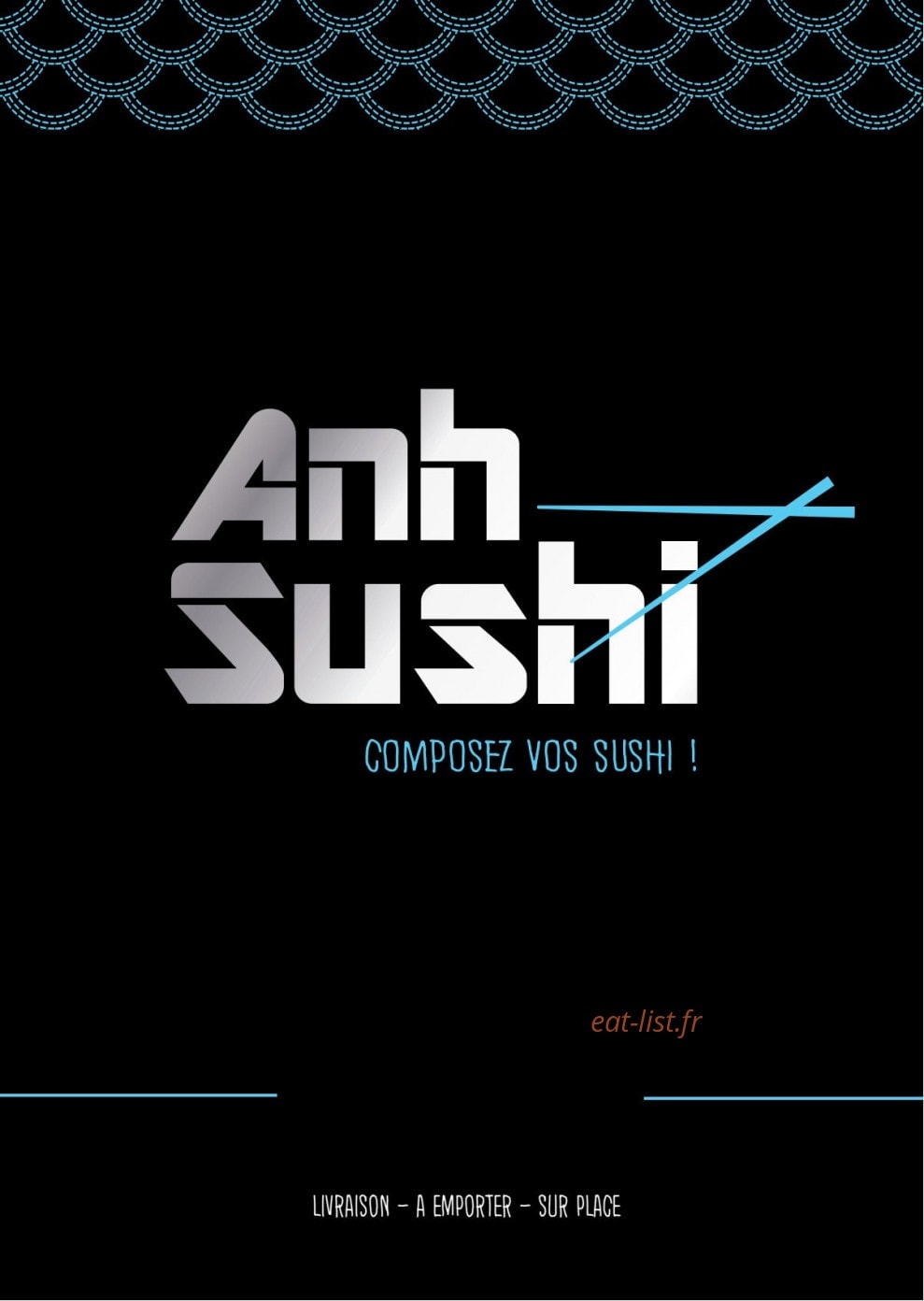 Anh Sushi — carte page 1