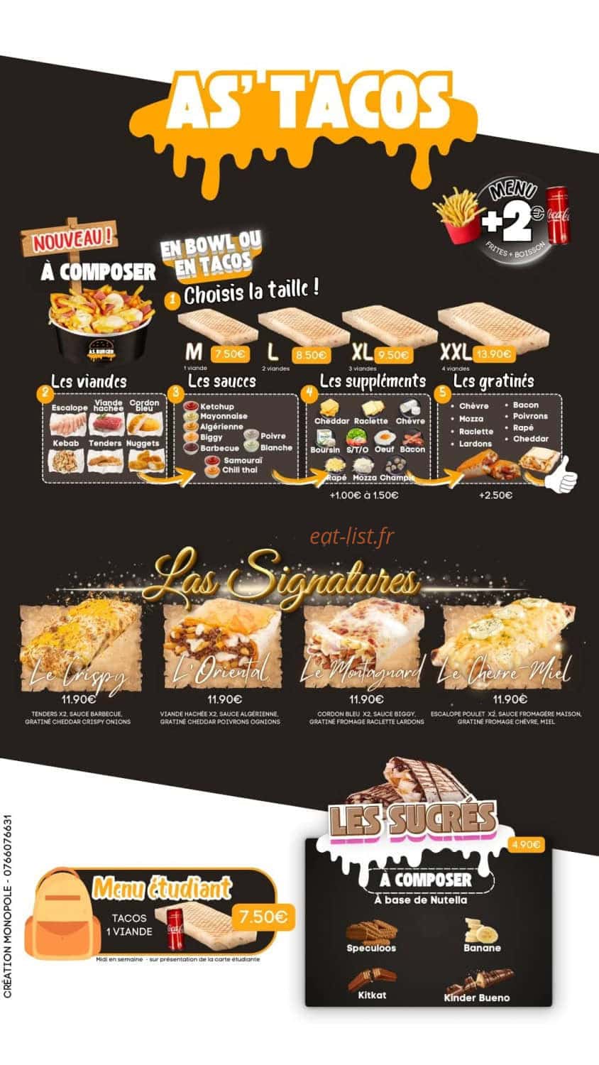 As burger — carte page 4