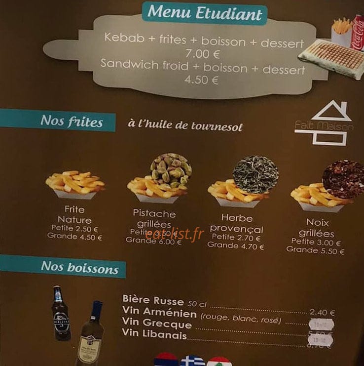 Chez Anna — carte page 4