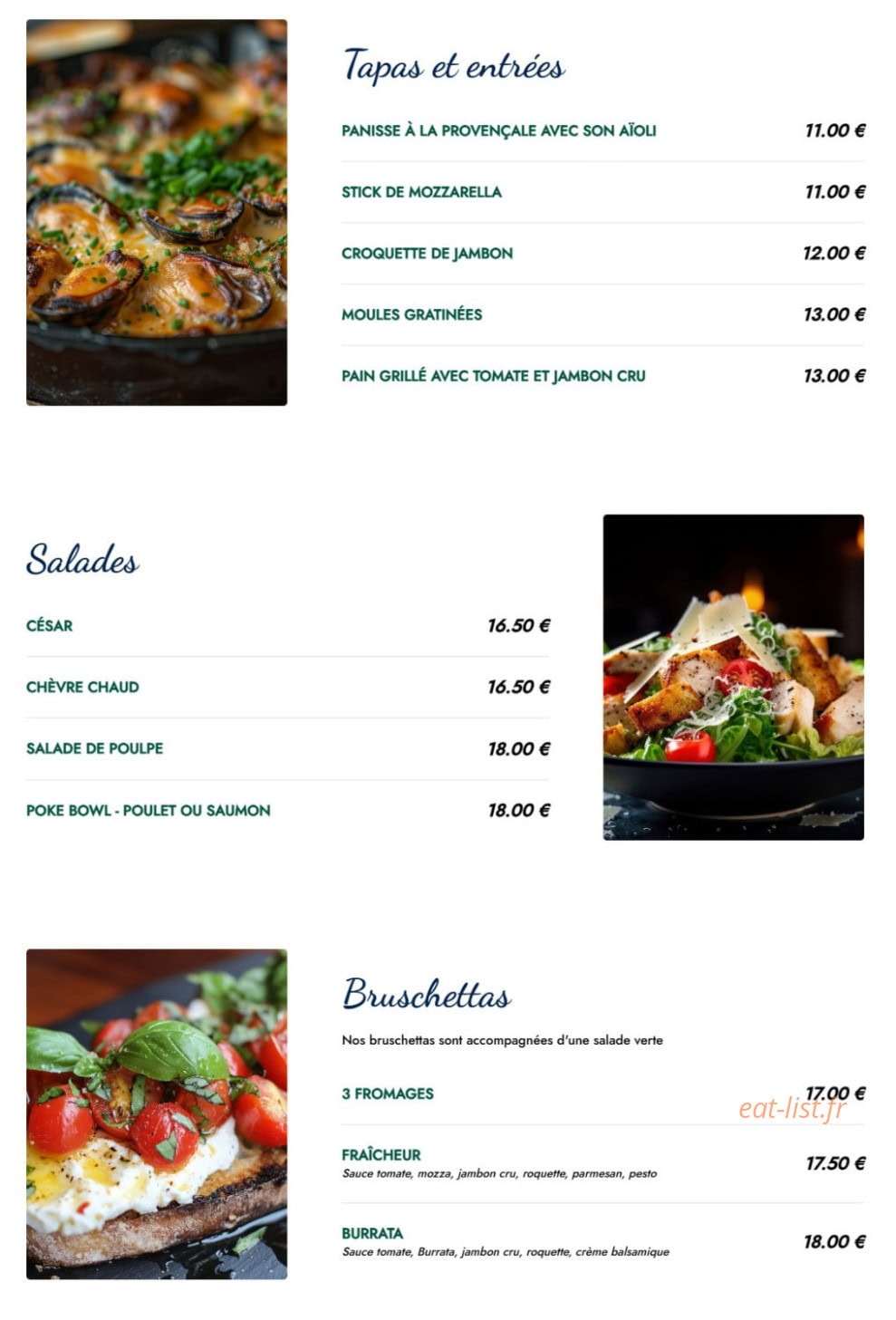 Chez Totoch — carte page 1