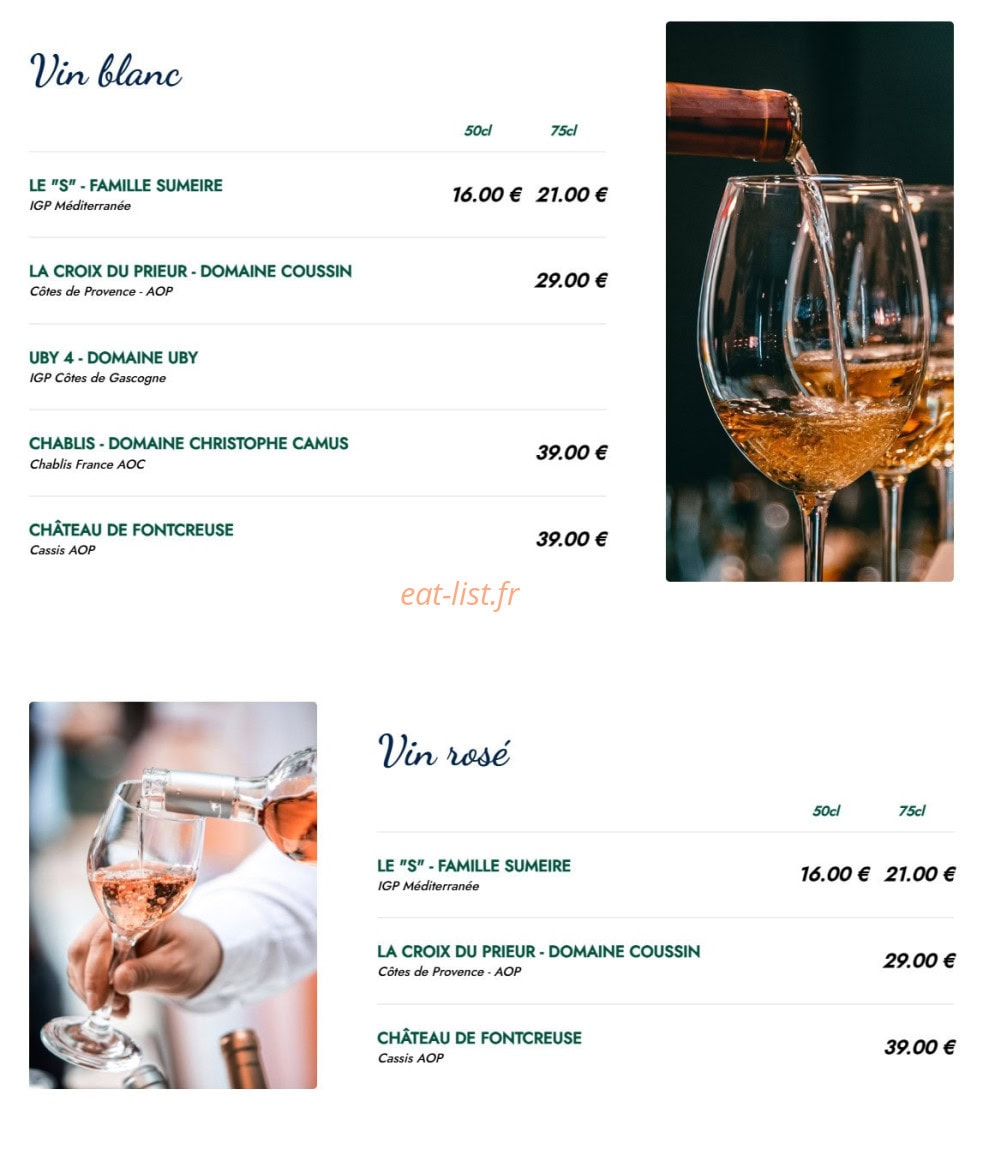 Chez Totoch — carte page 7