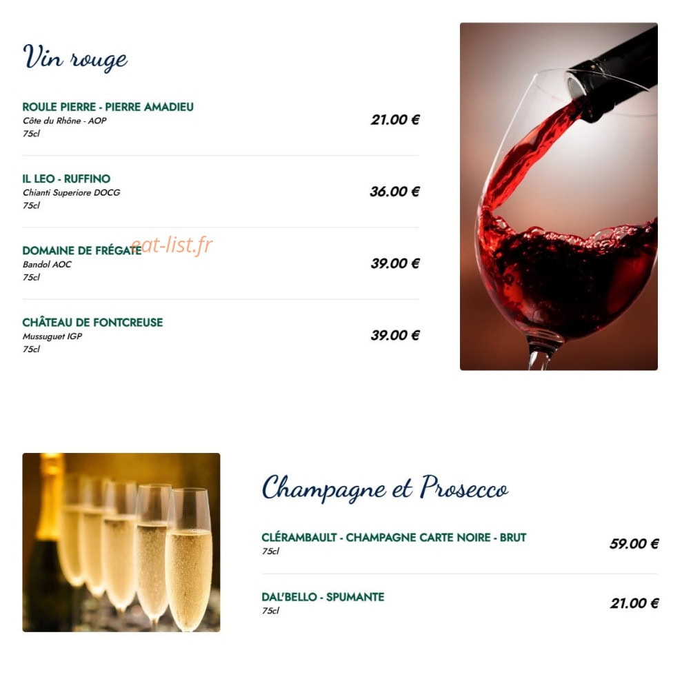 Chez Totoch — carte page 8