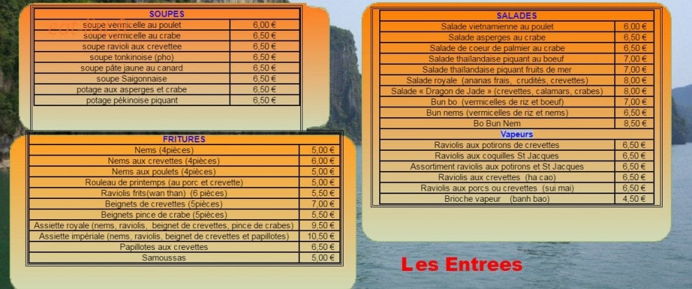 Dragon De Jade — carte page 2