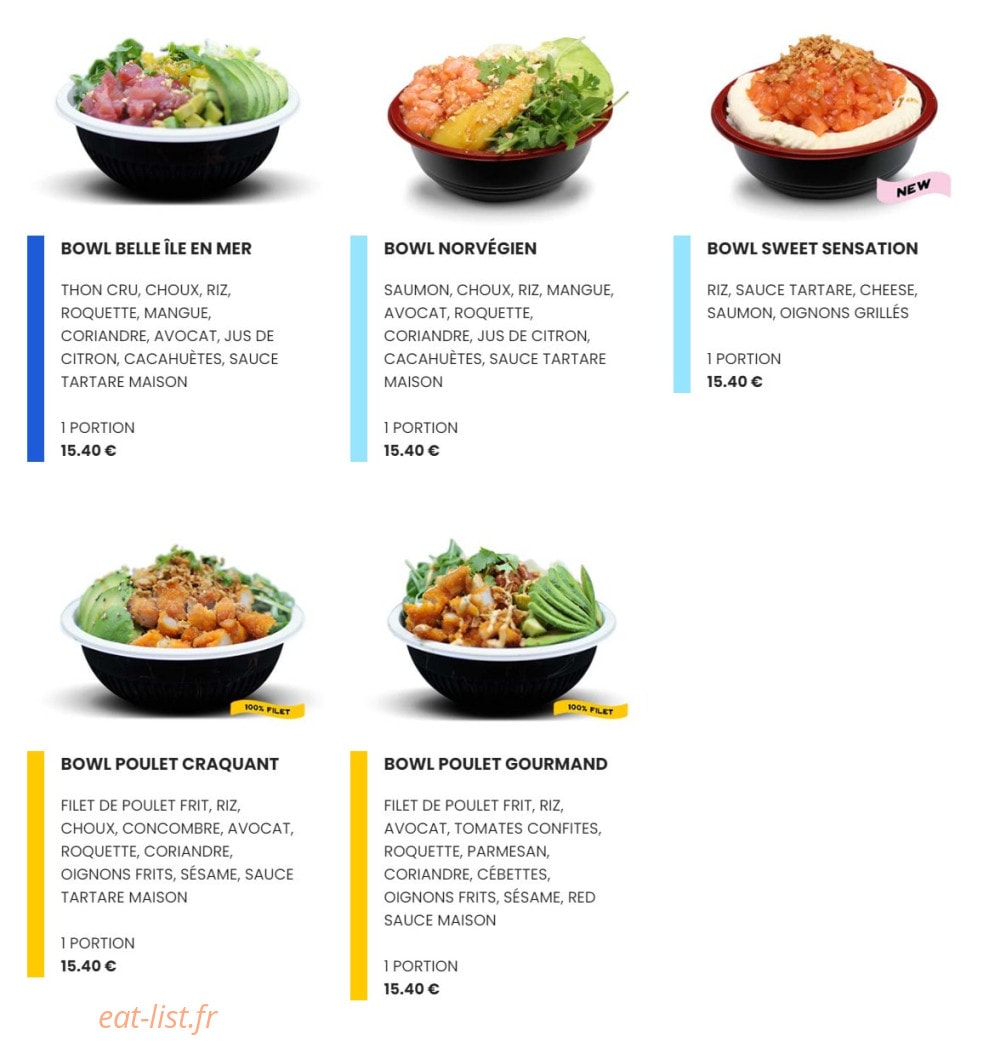 Easy Sushi — carte page 10