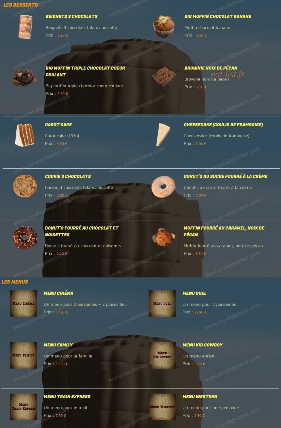 Farwest Pizza — carte page 6
