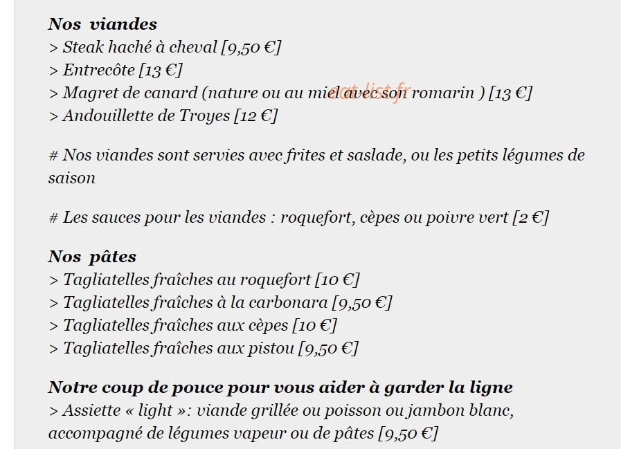 Le Borsalino — carte page 2