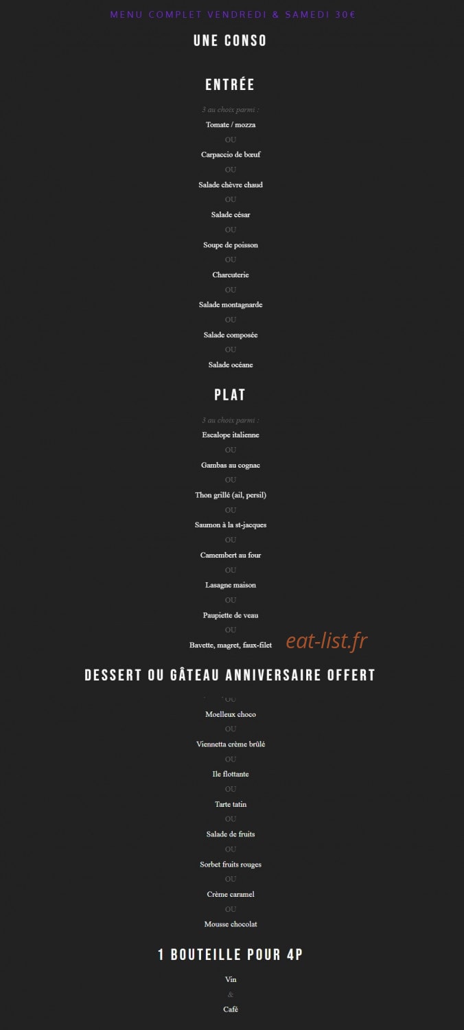 Le StaraoKé — carte page 2