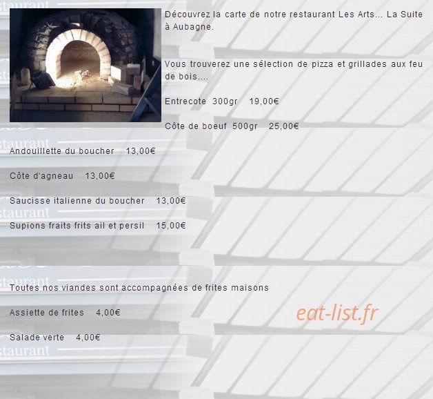 Les arts ... la suite — carte page 1