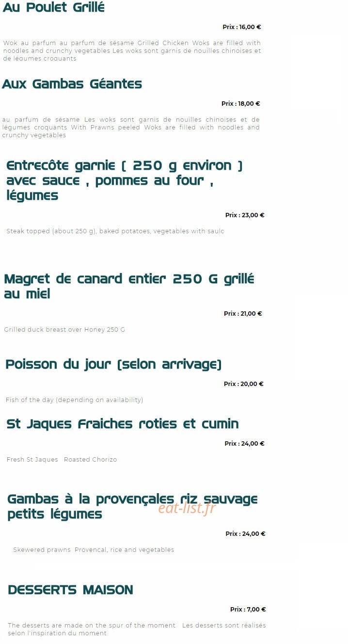 Les Enfants Gâtés — carte page 1
