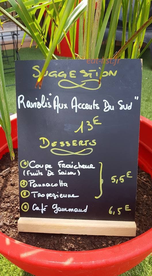 Ô Bistrot — carte page 1