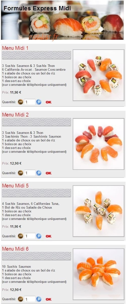 Sushikoste — carte page 1