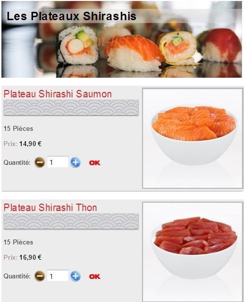 Sushikoste — carte page 15