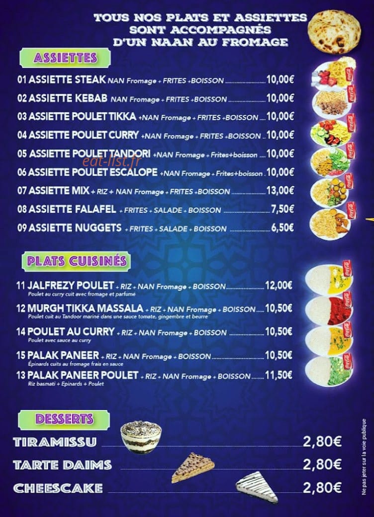 Takos & tandori — carte page 4