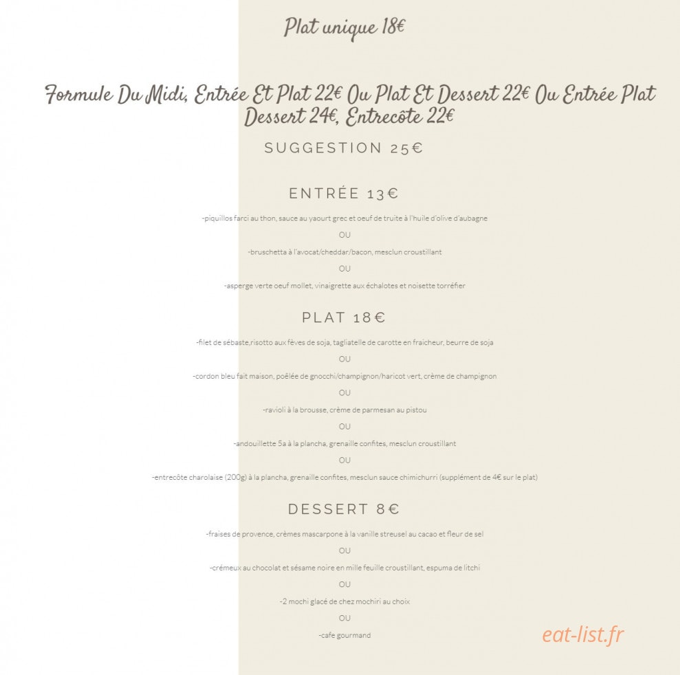 Villa Estello — carte page 1