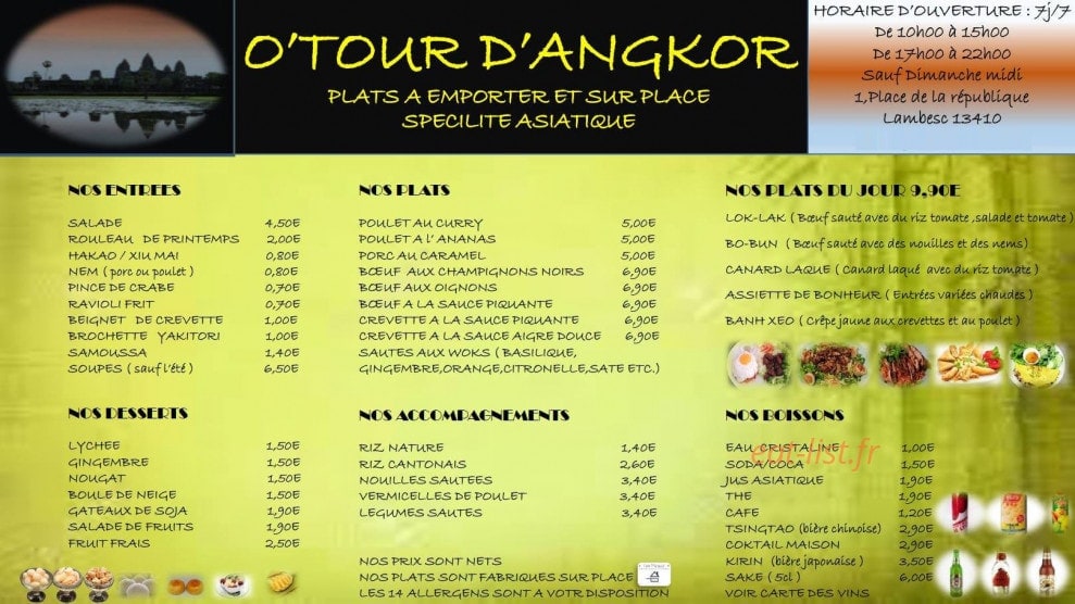 O'tour D'Angkor — carte page 1