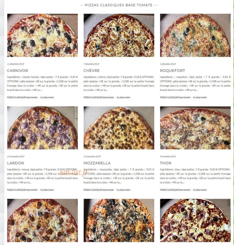 Pizza nostra — carte page 7