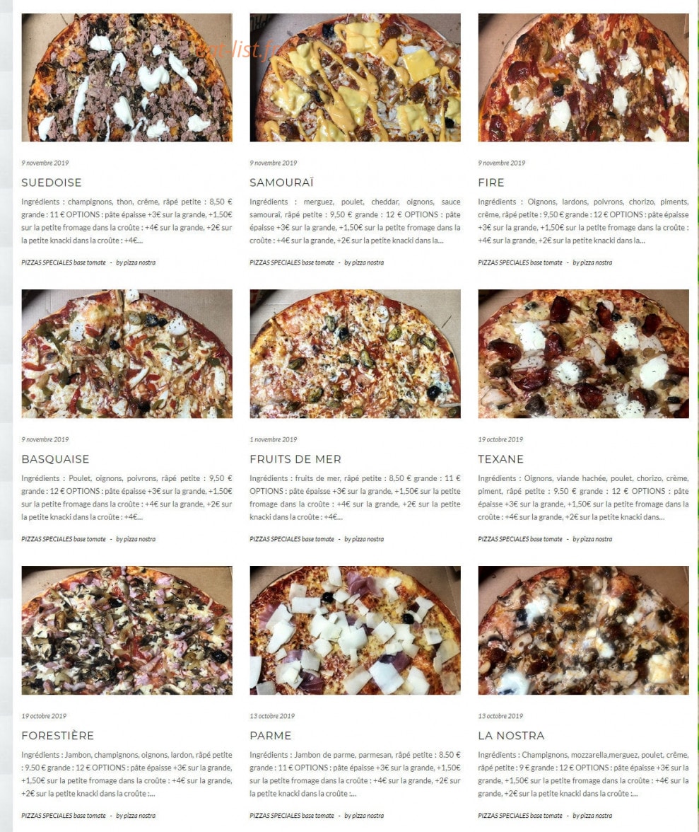 Pizza nostra — carte page 2
