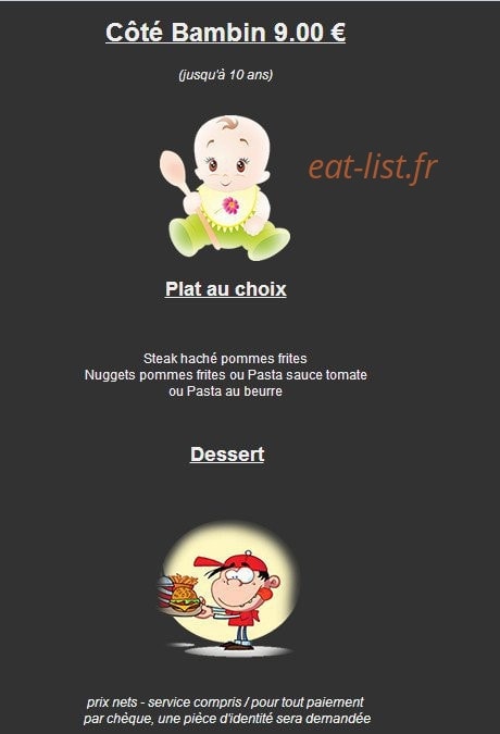 Chez Marius — carte page 10