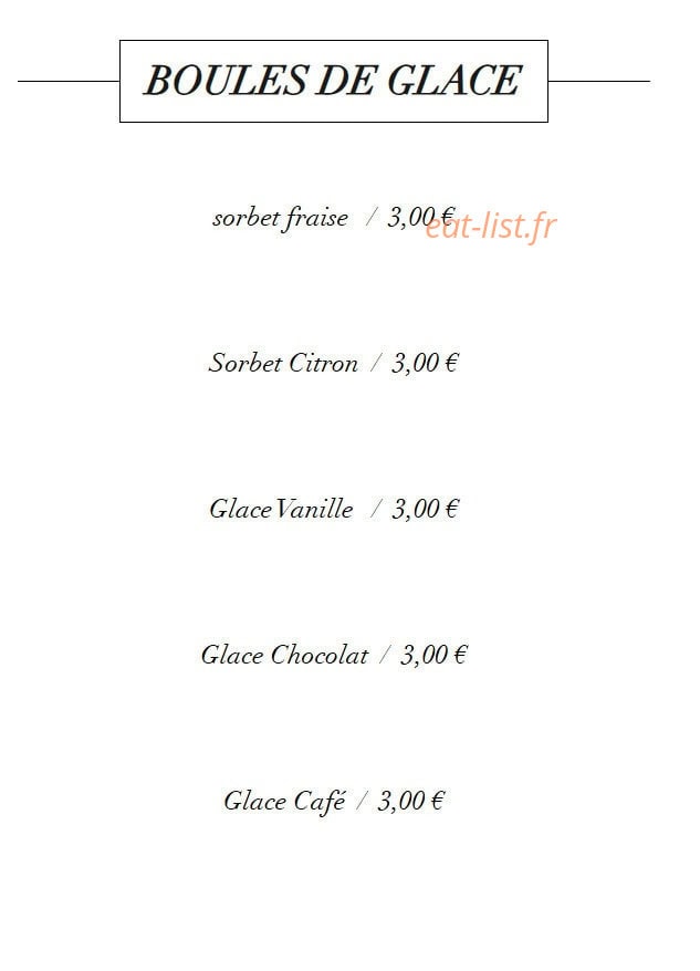 La Trattoria — carte page 8