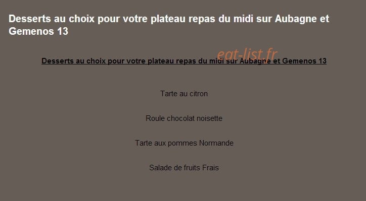 Saveurs du sud — carte page 3