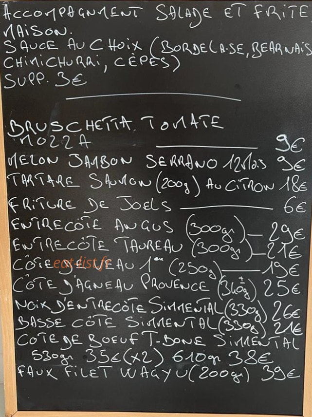 Medley café — carte page 1