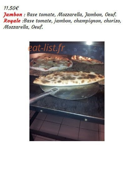 Pizza'Val — carte page 3