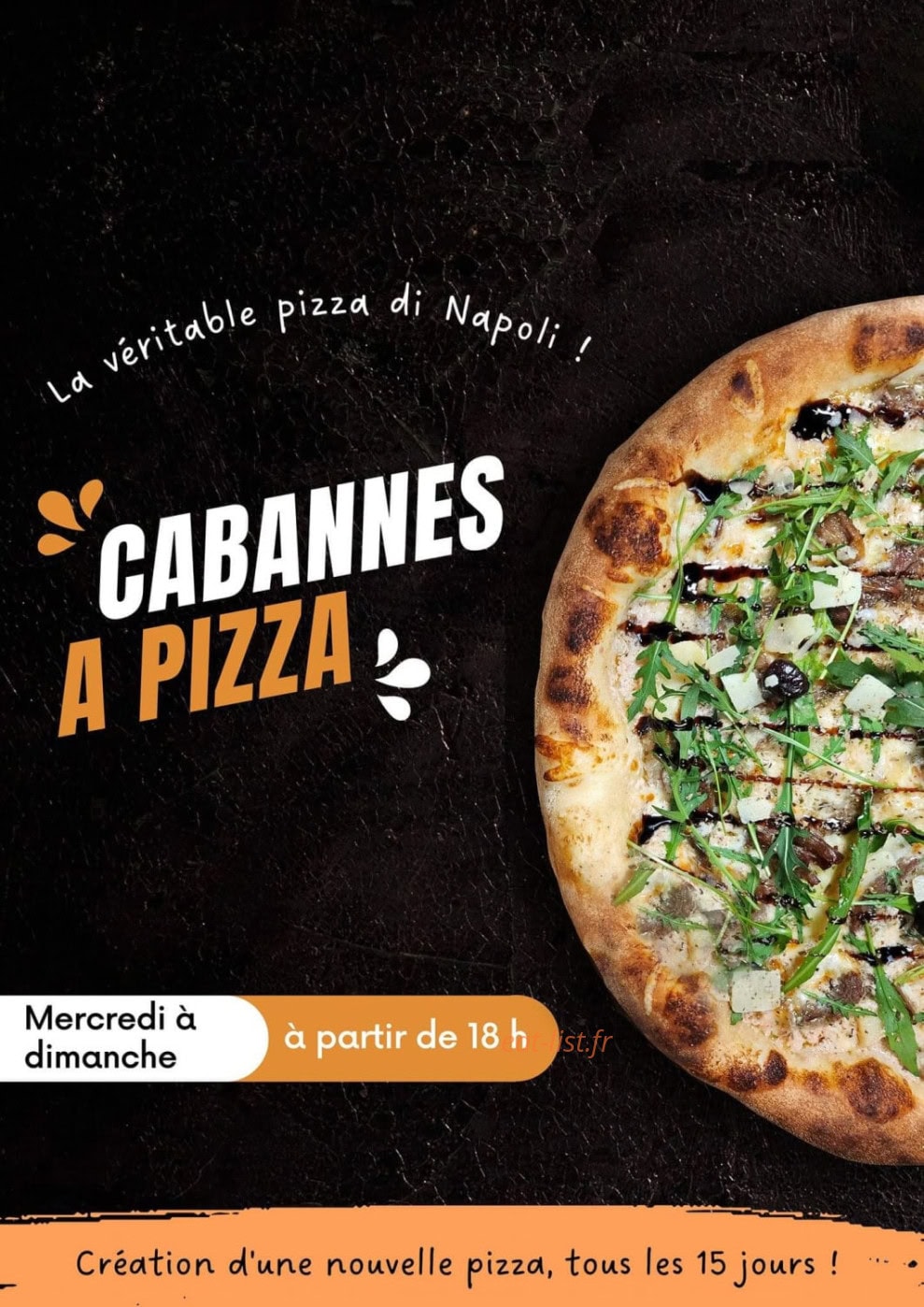Cabannes à pizza — carte page 1
