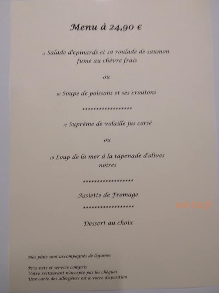 La Table Cabannaise — carte page 5