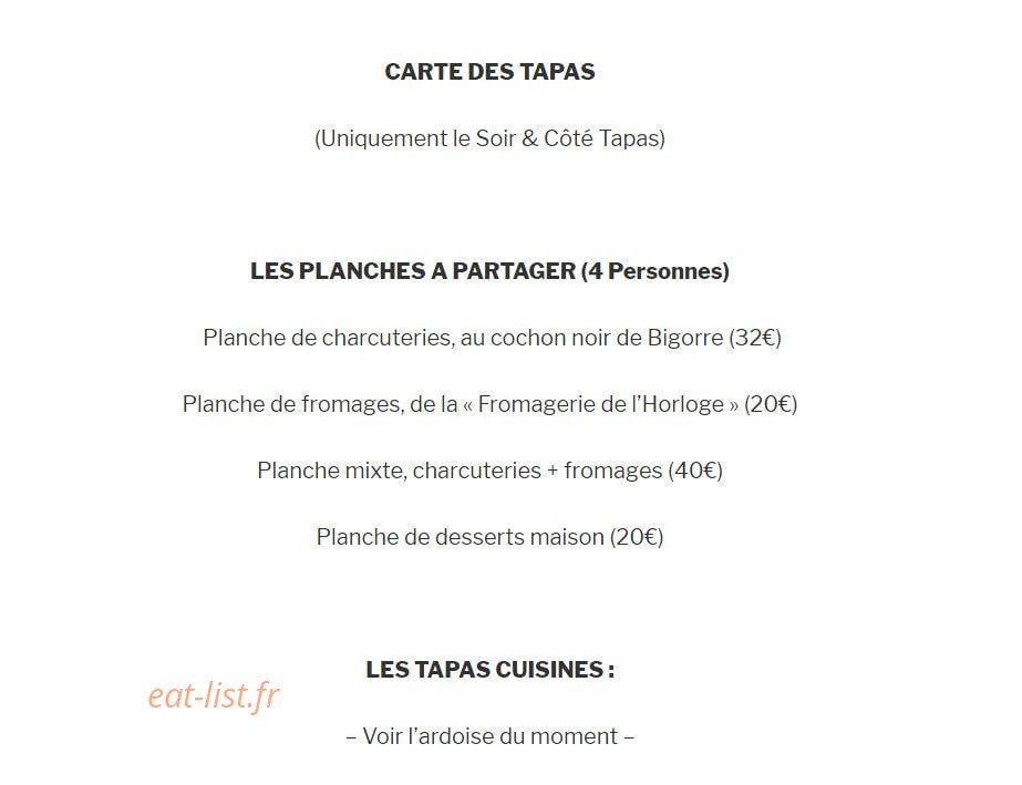 La Table De Grans — carte page 3