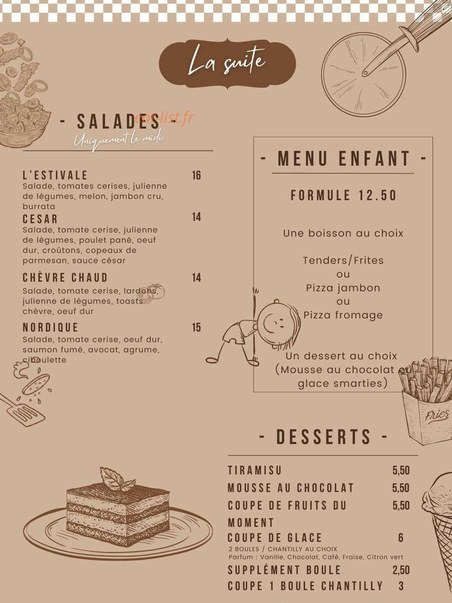Le Petit Georges — carte page 3