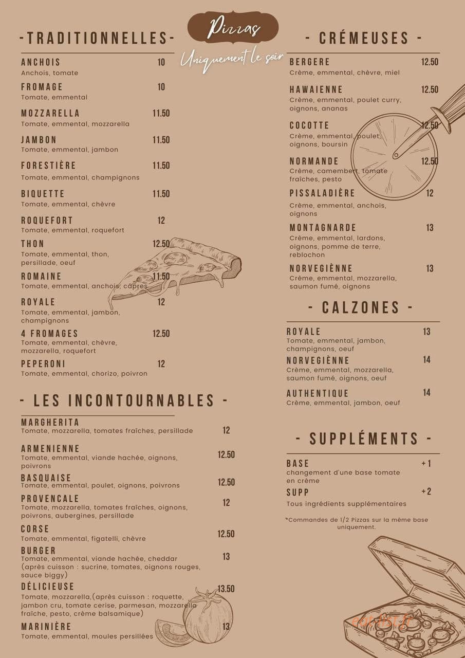 Le Petit Georges — carte page 4