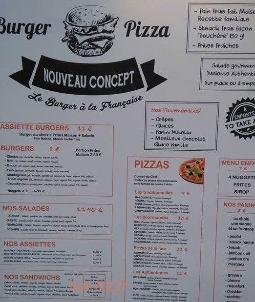 Au Wiburger — carte page 2