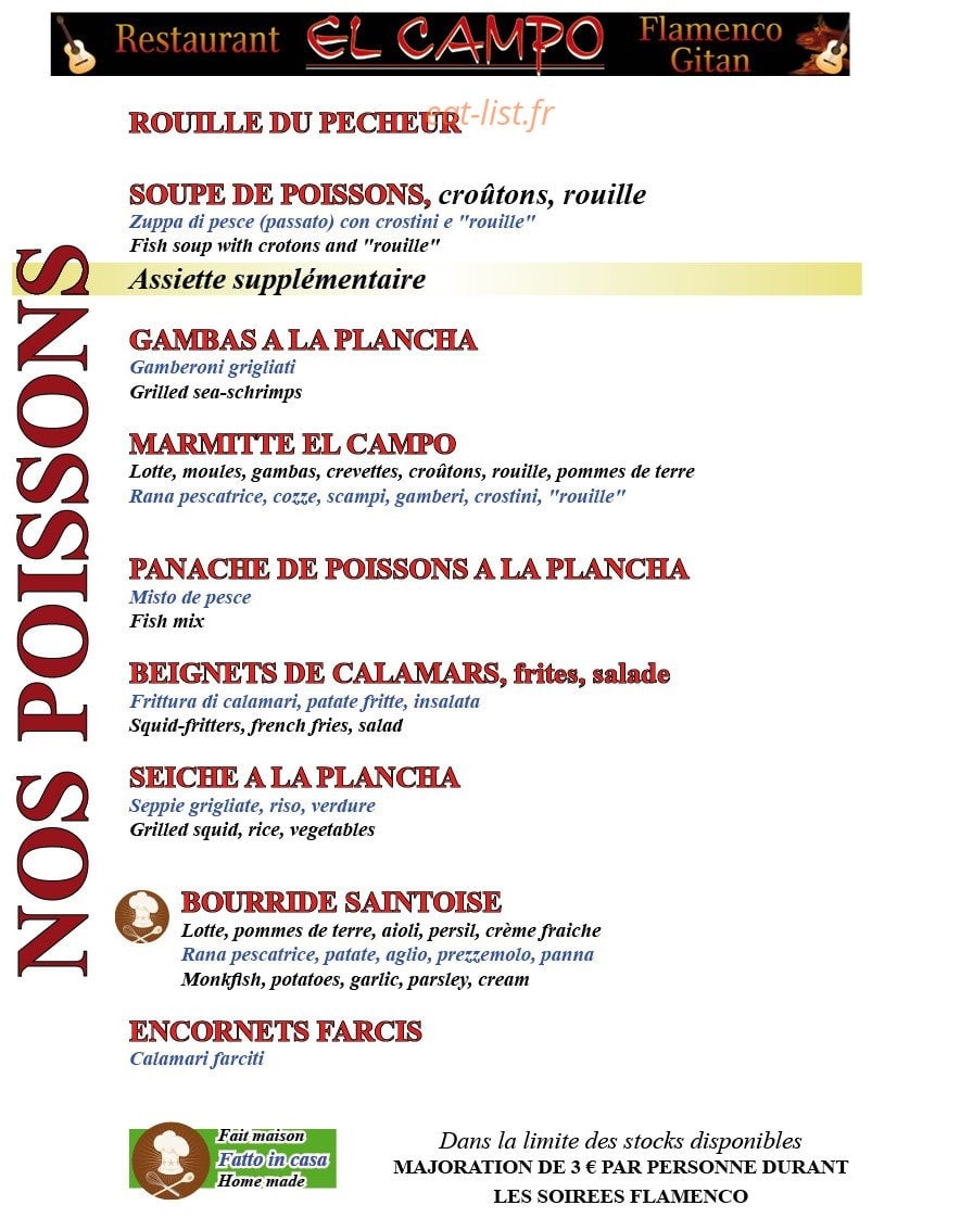 El Campo — carte page 4