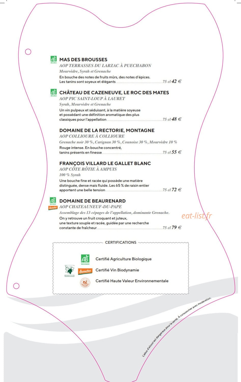 Farniente Plage — carte page 8