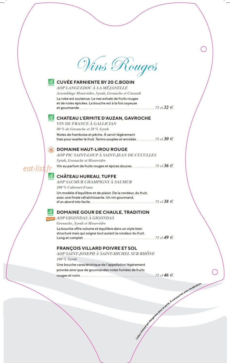 Farniente Plage — carte page 7
